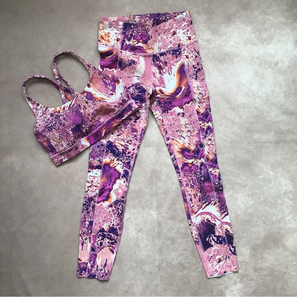 NWOT Lululemon Limited Edition Fast and Free High-Rise Tight 25” & Matching Bra